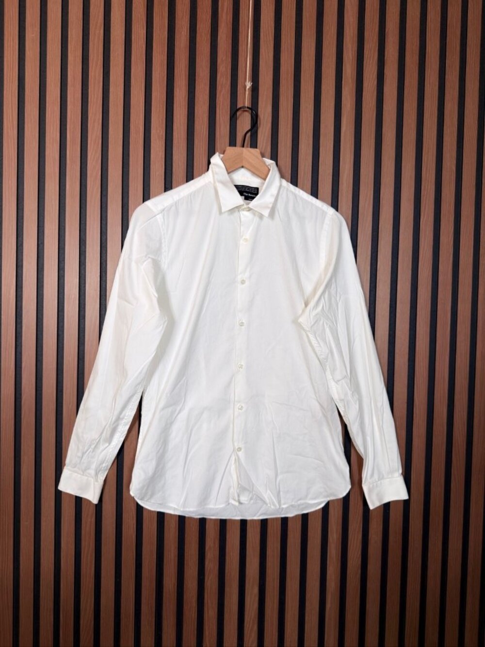 Kooples Dress Shirt Small Mens White Long Sleeve Button Up Collared Fitted
